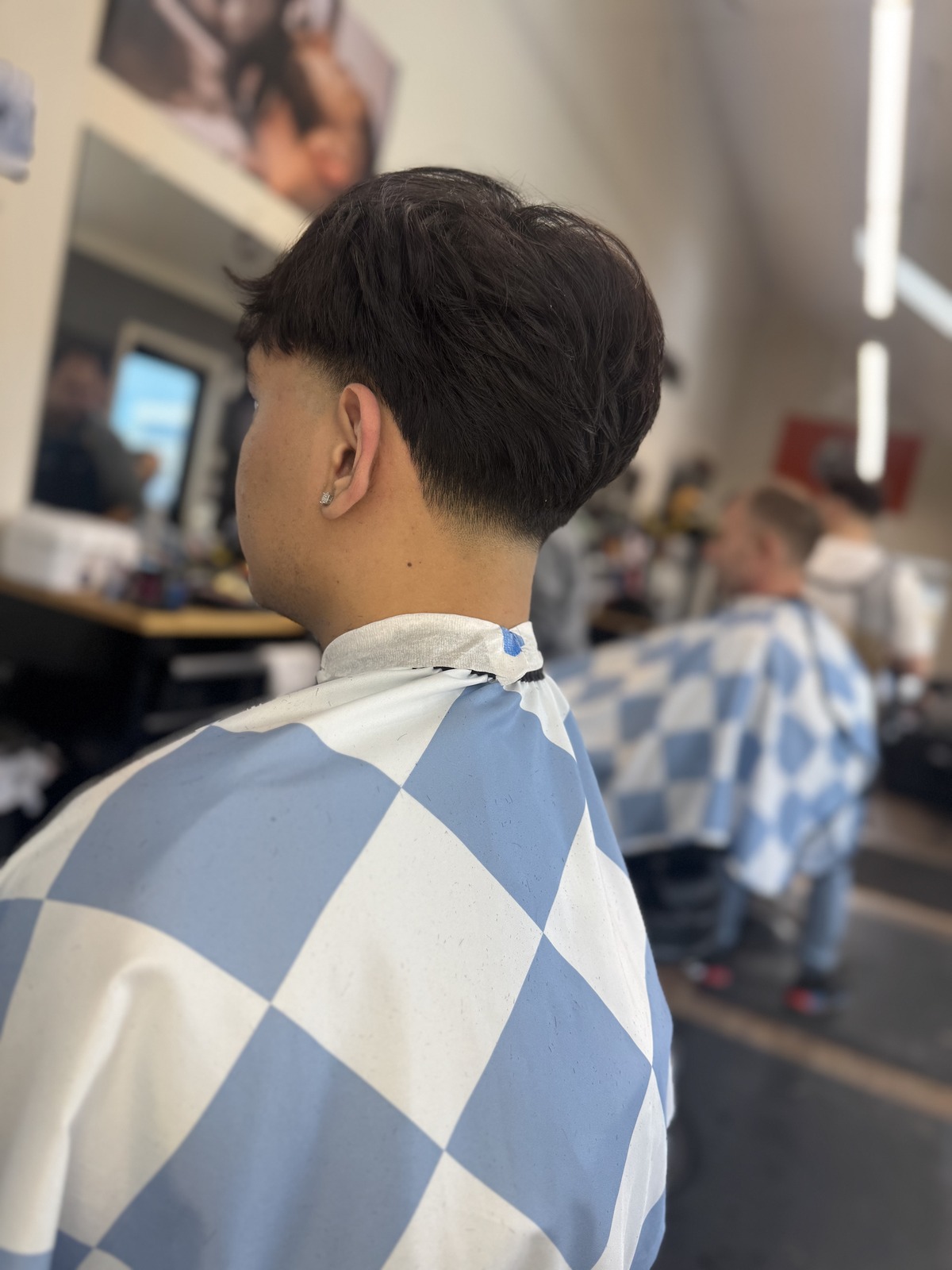 Textured fade haircut Dawson Creek